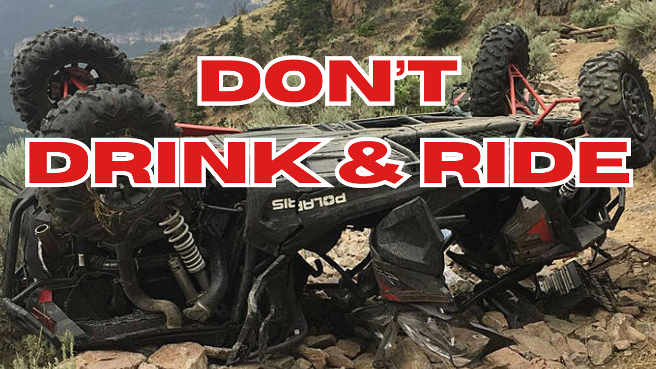 NO Drinking and Riding